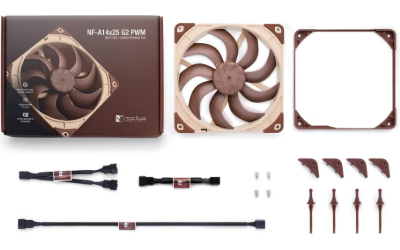 Noctua Releases NF-A14x25 G2 PWM Fan: Redefining the 140mm Fan Performance Benchmark